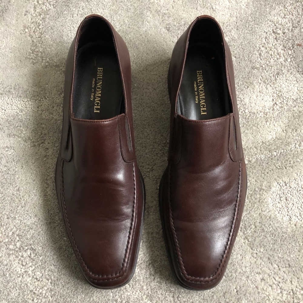 Bruno Magli Men's Leather Raging Slip On Loafers - Picture 3 of 10